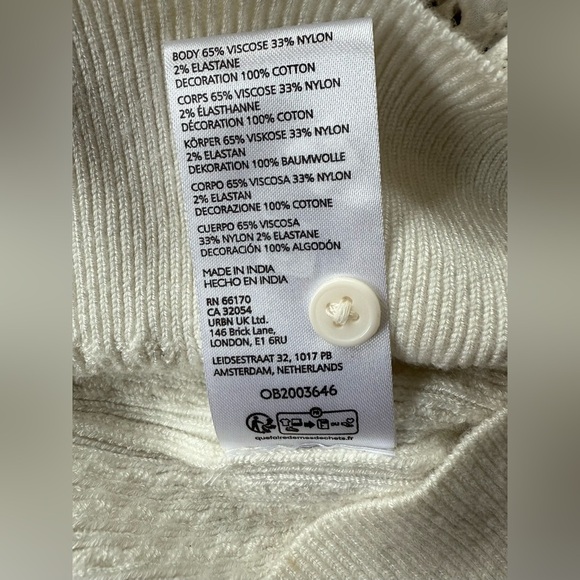 Pilcro For Anthropologie Women’s Crafted Bib Sweater Tank - Picture 11 of 11